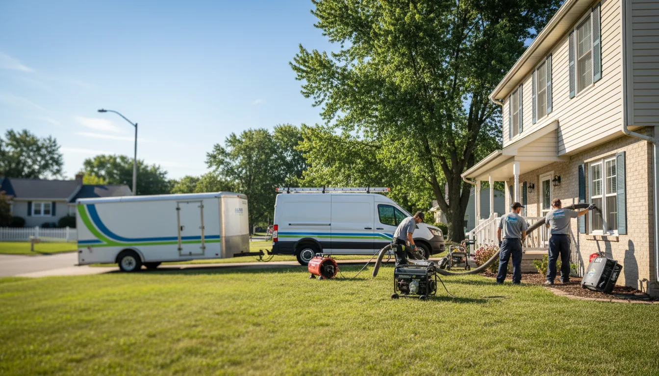 Flooded Basement Restoration And Cleanup With Repair in Sterling, KS near me